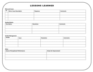 6.5_Lessons Learned.doc