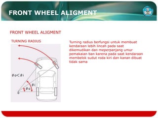 6. FUNGSI FRONT WHEEL ALIGNMENT-TKRO 2.ppt