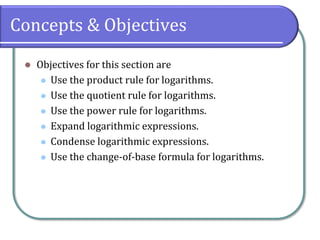 6.5 Logarithmic Properties | PDF