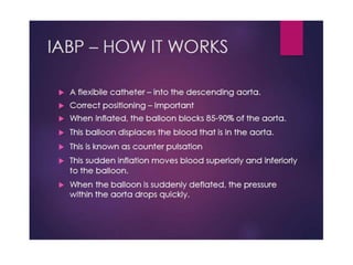Intra Aortic Balloon Pump - All you need to know | PPTX