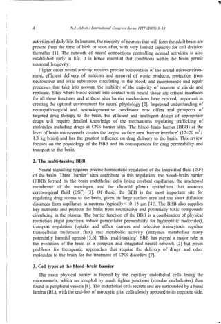 blood - brain barrier | PDF