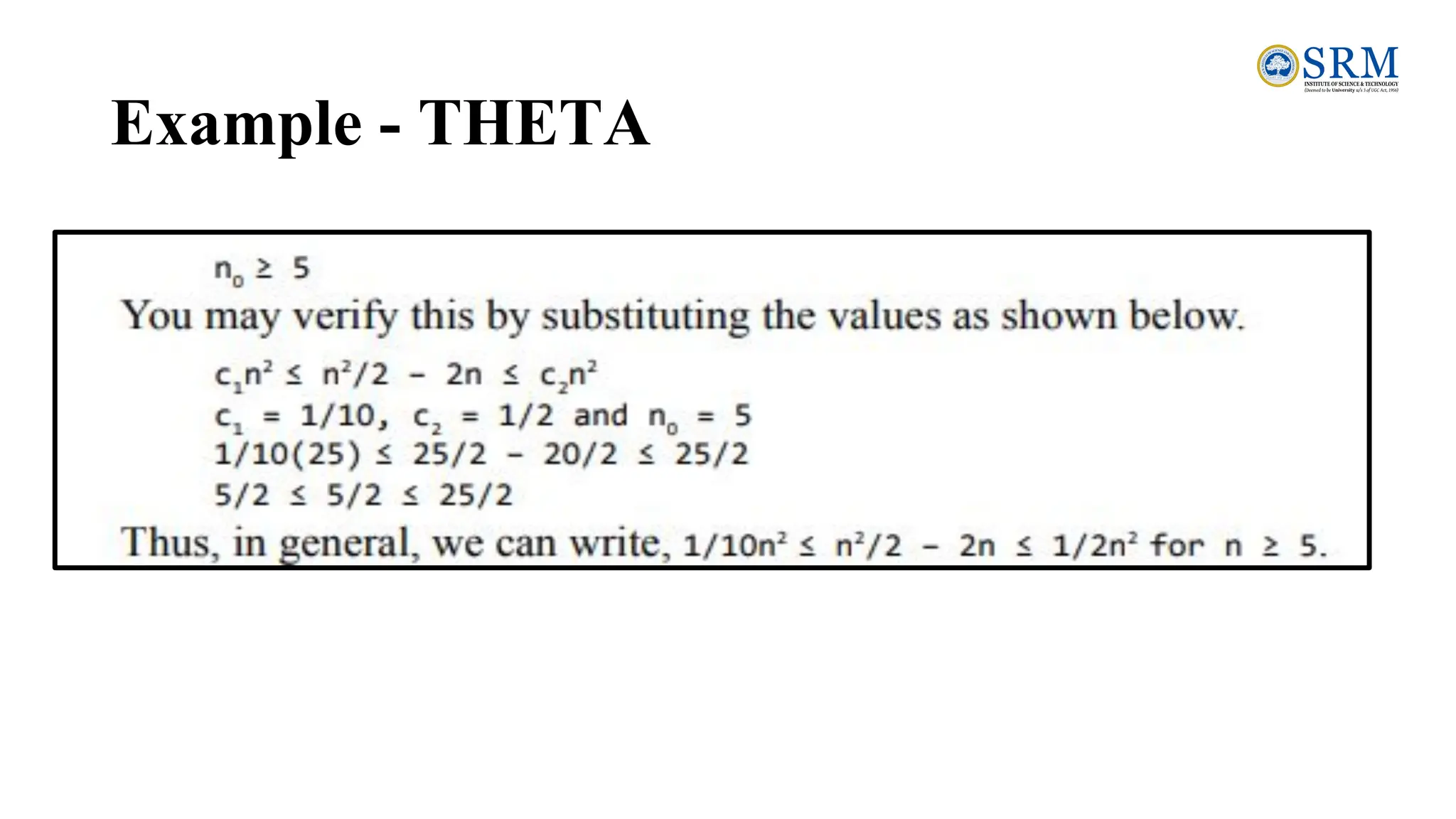 Example - THETA
 