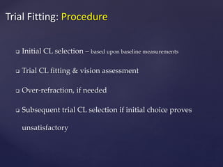 6. Pre-fitting Assessment of rgp lens.ppt