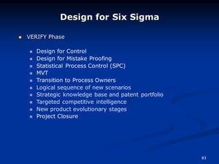 6 sigma overview (tai lieu trinh chieu tham khao) | PDF