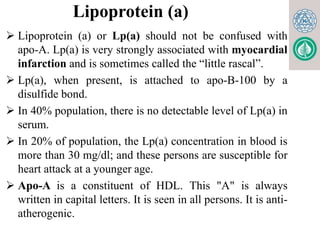 Bloody Rascal Lipoproteins metabolism for MMBS, Lab. Med. BDSpptx | PPTX