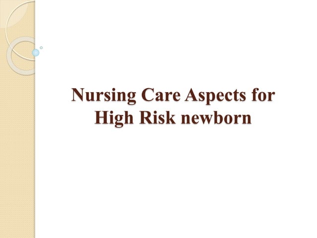 Birth Injury during delivery or high risk infants.pptx