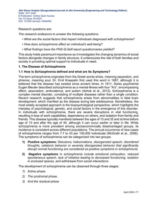 THE IMPACT OF SOCIAL FACTORS ON INDIVIDUALS DIAGNOSED WITH ...