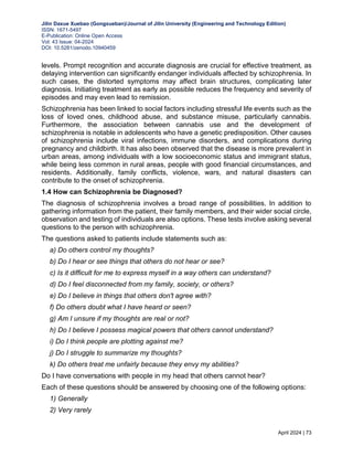 THE IMPACT OF SOCIAL FACTORS ON INDIVIDUALS DIAGNOSED WITH ...