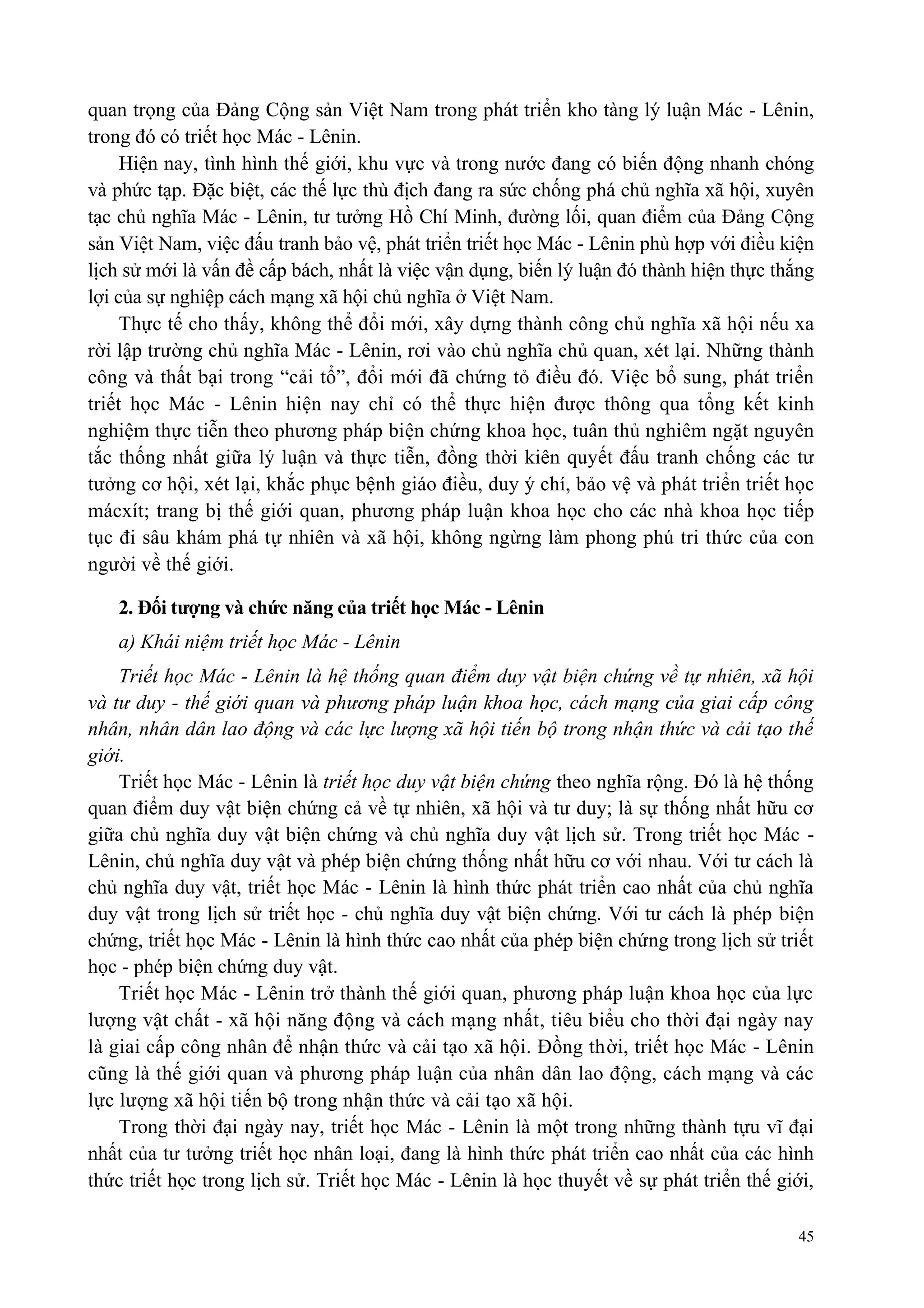 Giao trinh triet hoc mac lenin kh ng chuy n pdf