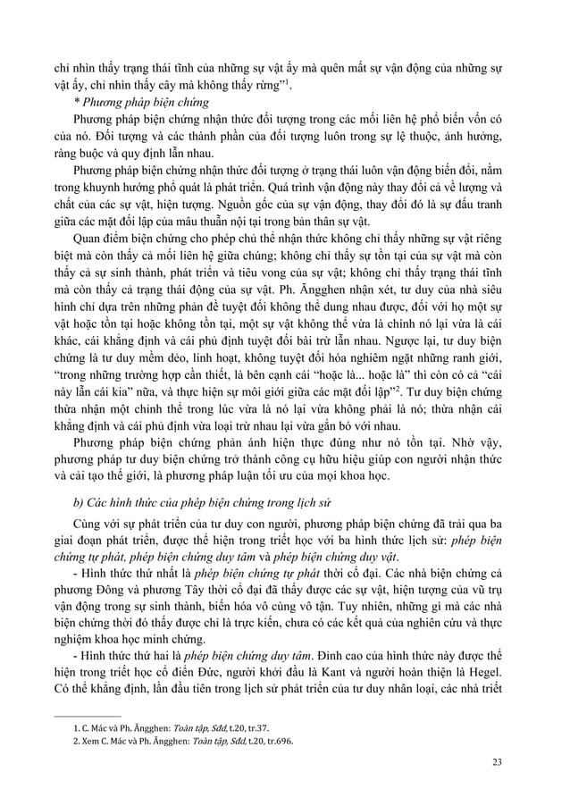 Giao trinh triet hoc mac lenin kh ng chuy n pdf
