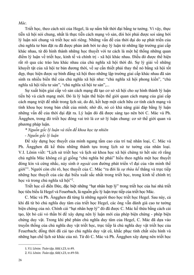 Giao trinh triet hoc mac lenin kh ng chuy n pdf