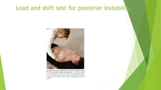 Shoulder Examinations and assessment PPT | PPTX
