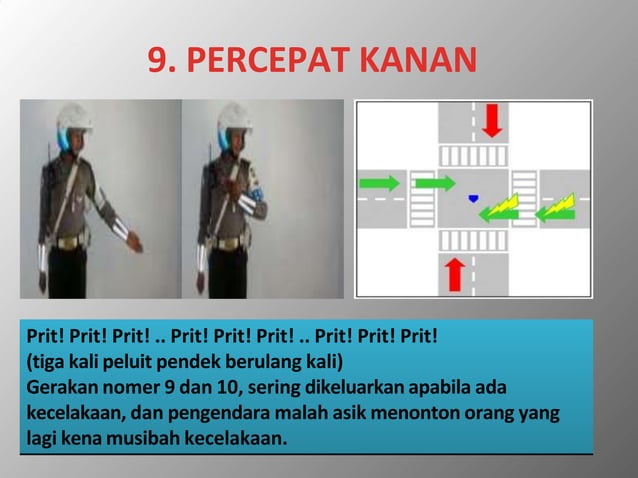 MATERI GATUR LANTAS (GERAKAN PENGATURAN LALU LINTAS) | PPTX
