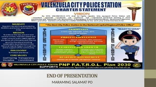 END OF PRESENTATION
MARAMING SALAMAT PO
 