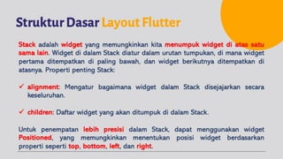 Pemrograman Aplikasi Mobile - 6 Flutter (Layout Aplikasi) | PDF