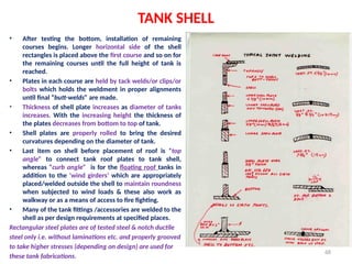 Tank Installation Shell Storage of crude oil and petroleum products | PPTX