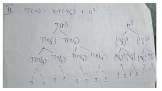 6.Solving Recurrences-Recursion tree &Master &substitution method.pptx