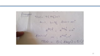 6.Solving Recurrences-Recursion tree &Master &substitution method.pptx