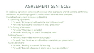Sentence With Confeming Speaking Comprehension - Materi Week 1 English Class | PPTX