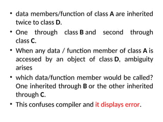 6. Virtual base class.pptx and virtual function | PPTX