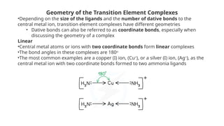 A Level Chemistry Transition elements Presentation | PPTX