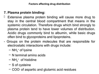 6. Distribution and drug protein binding.pptx