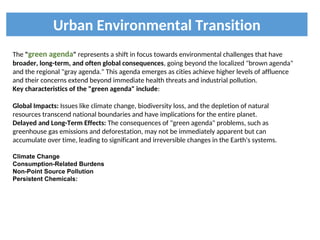 Urbanization and Environment-How Urbanization Happen. | PDF