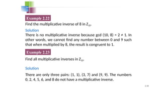 Mathematics of Cryptography information. | PPTX