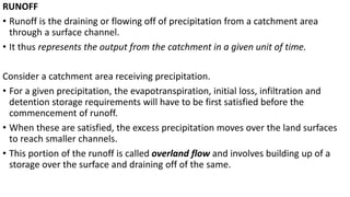 ANALYSIS OF RAINFALL RUNOFF IN HYDROLOGY | PDF