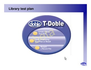 Library test plan
 