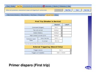 Primer disparo (First trip)
 