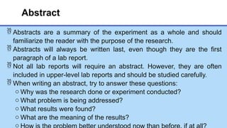 ppt. Write a lab report unimed 2025.pptx