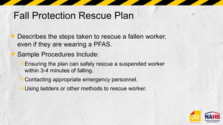 Fall Protection Rescue Plan (Think whether you have the proper ...