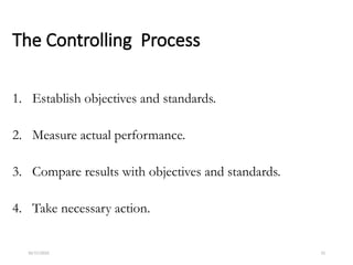 Controlling By Measuring Performance 6. Controlling.pptxjrjtjfdhjfjffjdhfjdhdhdh | PPTX