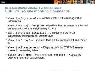 Ospfv3 Routing Command 6. Adjust and Troubleshoot OSPFOSPF.pptx