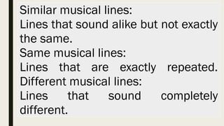 Musical Lines Example 6. MAPEH- Musical Lines.pptxmmlmml,l,lllk | PPTX