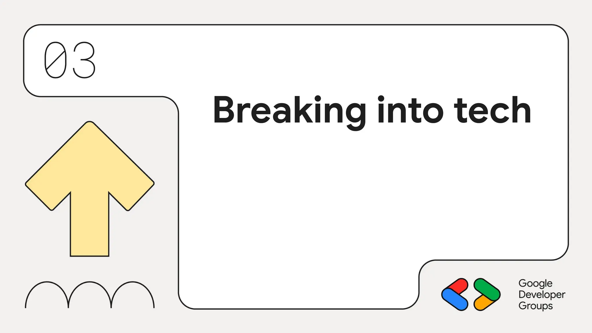 03
Breaking into tech
 