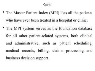 Mpi Medical Examples 6. Health Information system Over view.pptx