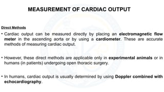 6.Cardiac Out put.pptx cardiac output physiology | PPTX