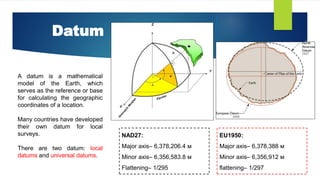 GPS principles and applications. Coordinate systems and projections | PDF