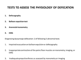 6. Approach to constipation for MD INTERNAL MEDICINE | PDF