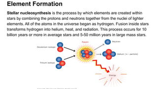 Stars and Galaxies - Star Formation and Beyond | PPTX