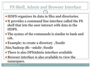 Hadoop Distributed File System HDFS Sytem | PPTX