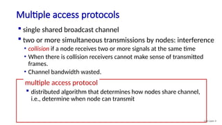 Multiple Access_Protocols at the Link Layer of TCPIP | PPTX