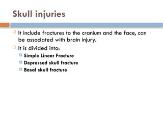 Skull Potential Injuries Comprehensive Management of Head Injury: Causes, Diagnosis, and ...