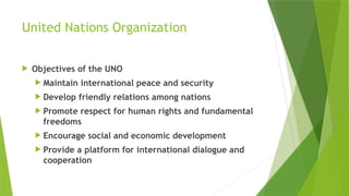 Comprehensive Overview of the United Nations and Its Global Impact | PPTX