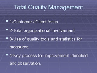Comprehensive Guide to Total Quality Management (TQM) and Continuous ...
