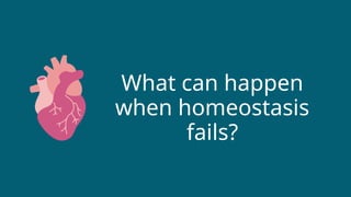 What can happen
when homeostasis
fails?
 