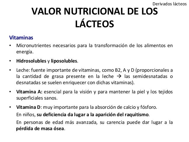 Propiedades de los lacteos para adelgazar