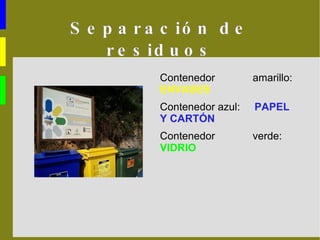 Reciclar  vidrio  supone un  ahorro  de un 90%  de energía 
